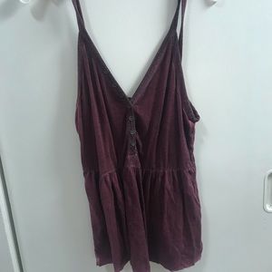 Maroon tank